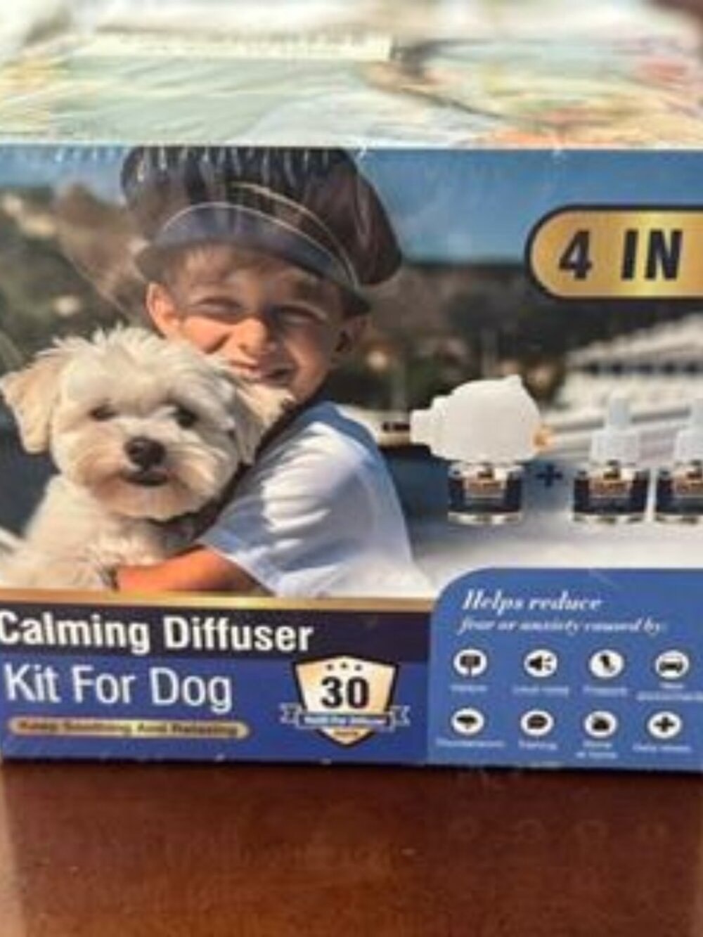 🐾Happy Dog Happy Life 4-in-1 Dog Pheromone Calming Diffuser Kit–New in Box🐾